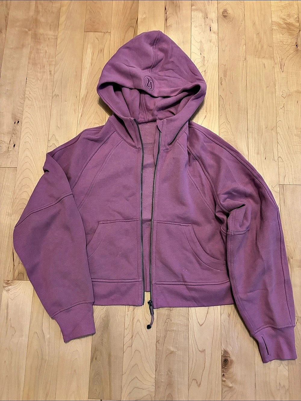 Lululemon Oversized Full-Zip Hoodie Purple